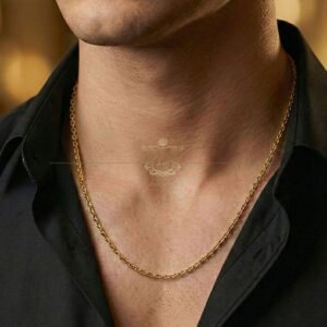 Corrente Cadeado Maciça 15g